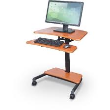 When it comes to standing, the prodesk 60 has an electric lift that can raise the desktop up to 50.5 inches or lower it down to 25.5 inches, giving you plenty of height flexibility. Mobile Standing Desk Height Adjustable Sit Or Stand