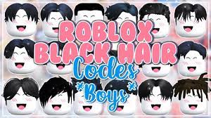 If you did, give this video a like and subscribe. Black Roblox Hair Codes For Bloxburg Boys Youtube