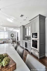 Custom Gray Kitchen Cabinets In Florham Park New Jersey With Images Grey Kitchen Designs Kitchen Renovation Kitchen Cabinet Design