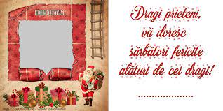 Va dorim cu drag sa aveti sarbatori de iarna fericite! Felicitari Personalizate De Craciun Dragi Prieteni VÄƒ Doresc SÄƒrbÄƒtori Fericite AlÄƒturi De Cei Dragi Mesajeurarifelicitari Com