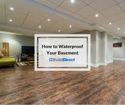 Plastic sheets and panels are suitable as wall waterproofing only in combination with interior basement drainage systems. How To Waterproof Your Basement Inside Out Builddirect Learning Centerlearning Center