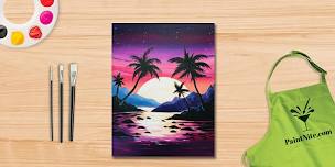 Paint Nite: Palm Tree Fantasy