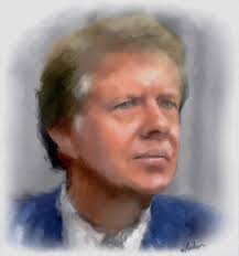 Former President Jimmy Carter by Edward K Hudson Wall Art