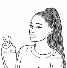 Coloring Pages Ariana Grande Download And Print For Free Grande claims the company capitalized off of her success to sell as of february 2019, ms. coloring pages ariana grande download