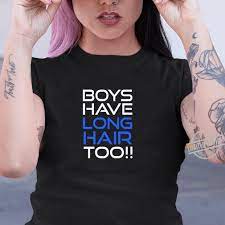 Wild and free, masculine and strong. Boys Have Long Hair Too Long Hair Long Haired Man Boy Shirt