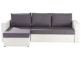 Canape D Angle Convertible Et Reversible 5 Places Astra Coloris Gris Blanc En Pu Tissu Vente De Canape D Angle Conforama Canapé d'angle style scandinave 4/5 places gris clair duke. canape d angle convertible et reversible 5 places
