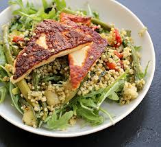 Maybe you would like to learn more about one of these? Roasted Asparagus Zucchini And Halloumi Salad Joanne Eats Well With Others