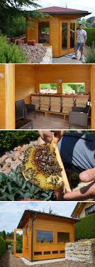 Ein Gartenhaus Als Bienenhaus Koniginnenzucht Im Pavillon Mit Bildern Bienenhaus Bauen Bienenhaus Gartenhaus