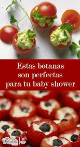 Botanas Para Despedida Babay Shower Cocinadelirante