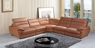 Shop leather sectional sofas and other leather seating from the world's best dealers at 1stdibs. Divani Casa Hana Modern Camel Leather Sectional Sofa