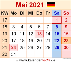 Geburtstag und prinz christian von dänemark ist mittelpunkt eines familienfests. Kalender Mai 2021 Als Excel Vorlagen