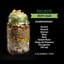 Salade Mason Jar Le Jardin Gourmand Fooding Traiteur Et Livraison A Toulouse Salad In A Jar Food Eat