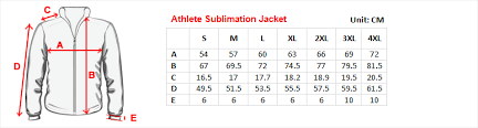 40 punctual sports jacket size chart