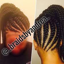 Large Ghana Braids Ponytail Feed In Braids Ponytail French Braid Hairstyles Braided Hairstyles