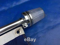 Vintage Seiss Boat 36 Navigation Stern Pole Light With Flag Glasspar Glastron