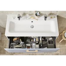 Plan En Resine Pour Meuble De Salle De Bains Edda Meuble De Salle De Bain Salle De Bain Salle De Bains Lapeyre