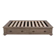 Beliani ha la più ampia scelta di arredi moderni di alta qualità, letti in pelle, divani letto e letti in tessuto a prezzi convenienti. Lit 140x200 Avec Tiroirs En Epicea Brun Fume Grise First Lits 2 Personnes Interior S