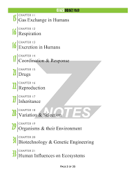 Cie Igcse Biology 0610 Znotes Igcse Biology Biology Biology Notes