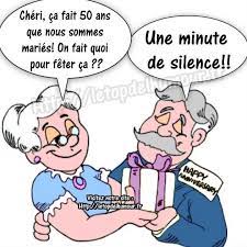 50 Ans De Mariage Mariage Humour Dessin Humoristique Anniversaire Anniversaire De Mariage