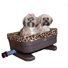 Double Dog Booster Seat Great For Two Dogs Up To 25 Pounds Keep Your Pup Safe And Happy Today Dog Safety Hound Dog Dog Car Safety