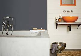 Dulux matt emulsion for ceilings and walls in pure brilliant white (pictured). Looking To Be Inspired We Have Chosen Five Of The Best Bathroom Paint Colour Ideas Crown Paints