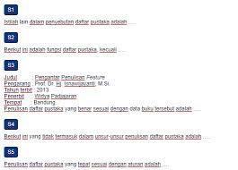 Studi tentang prestasi siswa kelas vi sd negri di kodya banda aceh dalam menyelesaikan soal hitungan dan soal cerita khabibah, siti. Contoh Soal Daftar Pustaka Dan Catatan Kaki Dalam Karya Tulis
