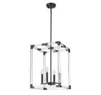 Modern Pendant Light Cage Pendant Lighting 4 Candle Light ...