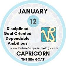 Positive traits of the june 12 zodiac. January 12 Birthday Personality Zodiac Sign Compatibility Ruling Planet Element Health And Advice Futurescope