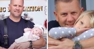 Firefighter adopts little girl he helped deliver