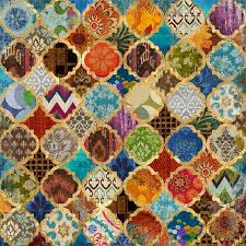 Buy Moroccan Style Foiled Canvas Canvas Pictures The Range 14 99 Canvas Art Decor Canvas Picture Walls Moroccan Wall Art