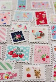 Airmail Fabric Stamping Cute Diy Projects Fabric Crafts