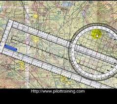 how pilots know where to go using a plotter