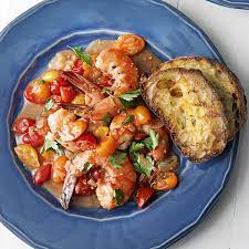 Scampi With Cherry Tomatoes Recipe Tomato Recipes Cherry Tomato Recipes Cherry Tomatoes