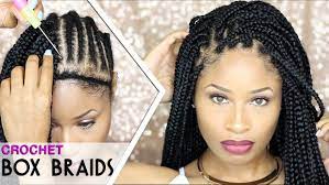 How To Crochet Box Braids Video Box Braids Styling Crochet Box Braids Box Braids Hairstyles
