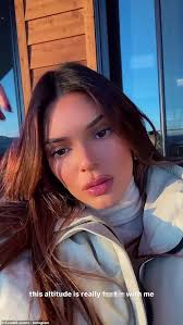 Kendall Jenner bundles up to go ice skating with big sis Kourtney  Kardashian in the mountains