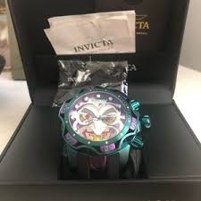 Check out the watch sizing. Invicta Accessories Invicta Limited Edition Dc Comics Joker Watch Poshmark