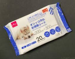 ダイソーのペット用 オシッコ汚れ お掃除シート が大きなサイズでトイレ掃除にピッタリ お掃除 ペット 掃除