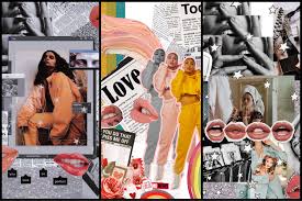 40 pink, boujee, baddie collage aesthetic. Aesthetic Baddie Collage Desktop Wallpapers Wallpaper Cave