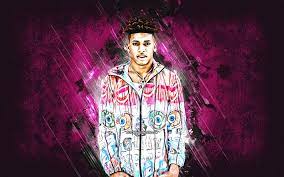 Find nle choppa wallpapers hd for desktop computer. Download Wallpapers Nle Choppa Bryson Lashun Potts American Rapper Portrait Purple Stone Background Ynr Choppa For Desktop Free Pictures For Desktop Free