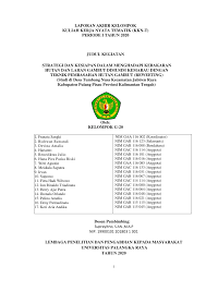 Contoh surat rayuan egtukar antara daerah resepi ayam k pertukaran penempatan kkm barabekyu rasmi melalui ketua jabatan b catatanku: Pdf Laporan Akhir Kelompok Kuliah Kerja Nyata Tematik Kkn T Periode I Tahun 2020 Judul Kegiatan Oleh Kelompok G 20