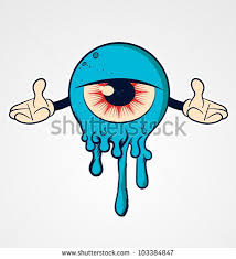 Cartoon Comic Eyeball With Two Hands Graffiti Drawing Graffiti Cartoons Graffiti Characters