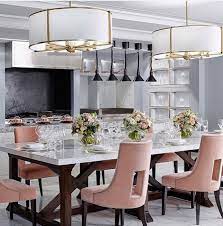 Pink Dining Chairs Dining Room Colors Dining Room Design Luxury Dining Room