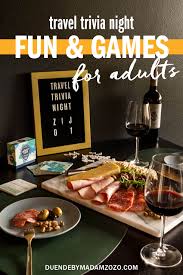 You can use them by themselfves, as there is already enough variety on this list to make a fun time. Travel Trivia Fun Game Night For Adults