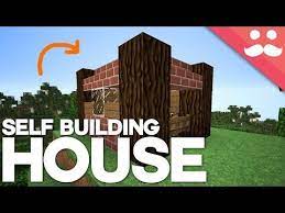 How To Build A Self Building House In Minecraft Youtube Minecraft Cool Minecraft Builds Building