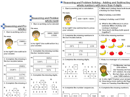 White Rose Maths Year 5 Addition And Subtraction Problem Solving And Reasoning Math Subtraction Math Subtraction Worksheets Subtraction Worksheets