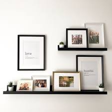 homedecor homestyle pics frames framedwallart blackandwhiteandgold simpledecor allaboutt ikea picture ledge wall decor living room ikea pictures