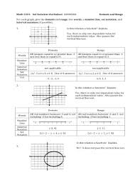 Interval notation uses a parenthesis for an open endpoint and a square bracket for a closed endpoint. Set Notation Worksheet Fill Online Printable Fillable Blank Pdffiller