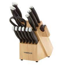 Whenever you put the knife in or take it out, you will inevitably rub it against the sharpener. Farberware Self Sharpening 15 Pc Knife Block Set With Edgekeeper Technology