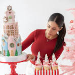 Red Melamine Cake Stand: Party & Wedding Dessert Display ...
