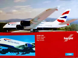This is one of the most hated facts about british airways business class product: Herpa Wings British Airways A380 World Of Wings